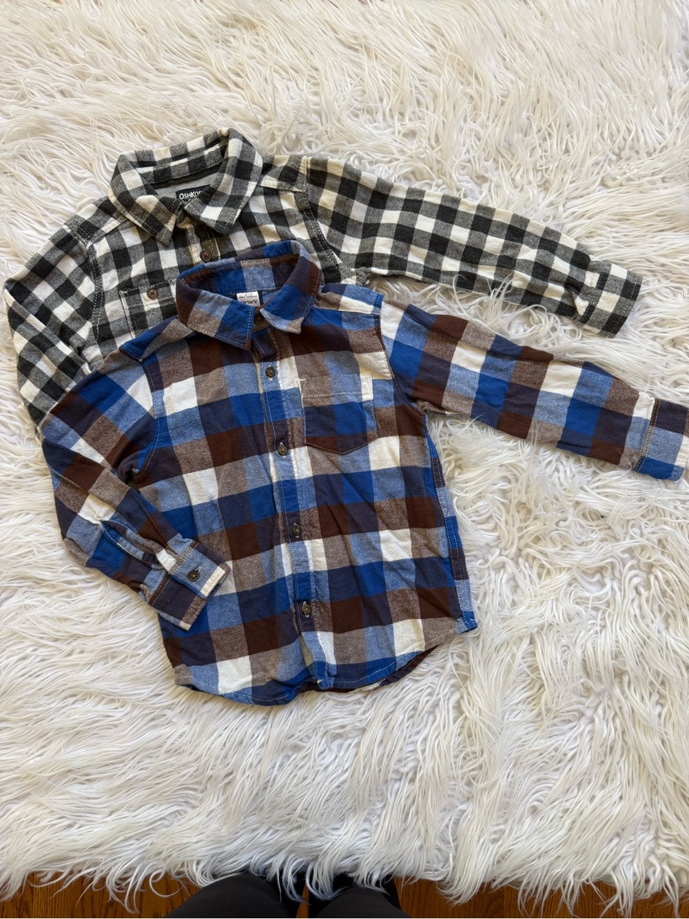 Two Plaid Shirts